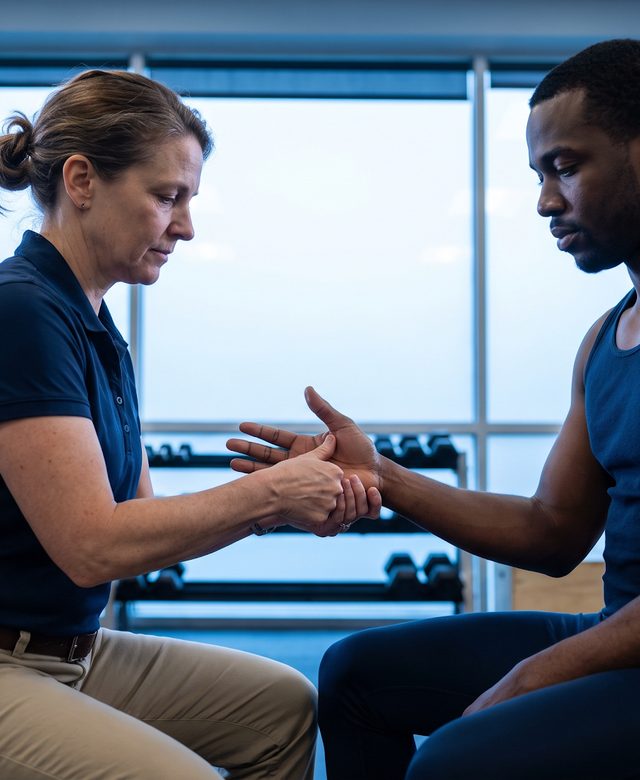Dry needling session at Reach Physical Therapy and Performance